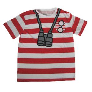 Where's Waldo Shirt Costume Unisex Large Halloween